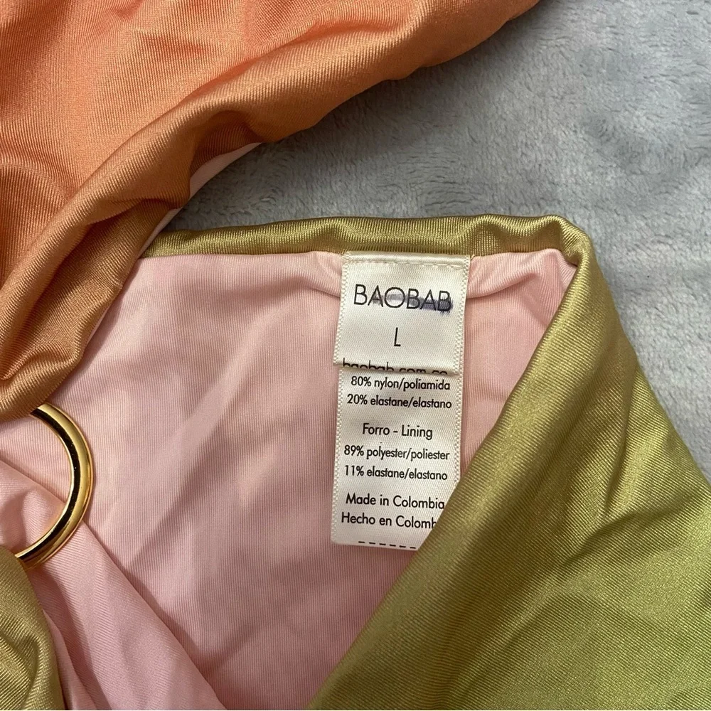 New! Baobab Kira Cut-Out Ombré Gradient One-Piece Swimsuit 27684